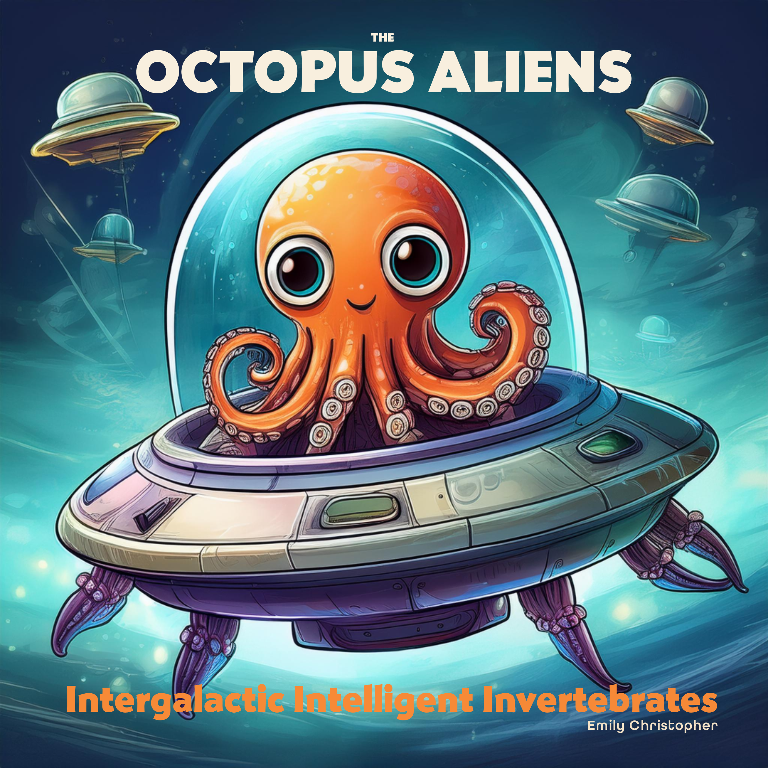 When curious aliens from Mars journey to Earth, they choose the perfect disguise-adorable, eight-armed ocean dwelling octopuses!
Dive into a wildly imaginative tale that blends outer space wonders with the mysteries of our deep blue sea.
Packed with enlightening science fun facts, and a lot of heart, this enchanting story introduces little readers to the brilliance of octopuses-Earth's real-life aliens.
Explore the weird and wonderful world of these very special super sensory and highly intelligent creatures.
Ignite your child's genius!
Emily Christopher